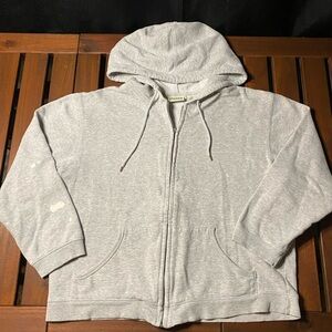 Classic Elements Gray Zip-Up Hoodie size S